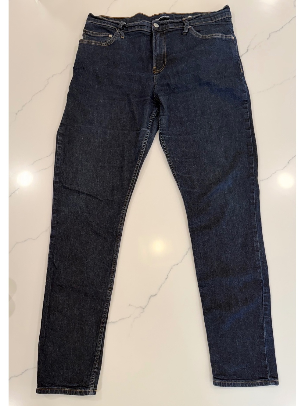 Mens Calvin Klein Slim Fit Dark Wash Jeans Size 32x32